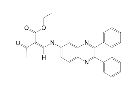 (Z)-2-acetyl-3-[[2,3-di(phenyl)quinoxalin-6-yl]amino]acrylic acid ethyl ester