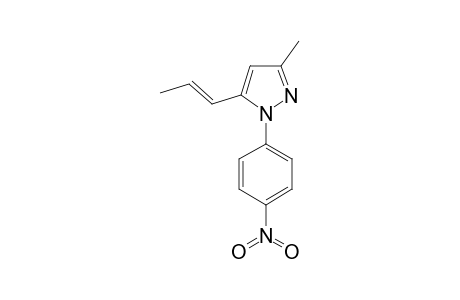 3-methyl-1-(4-nitrophenyl)-5-[(E)-prop-1-enyl]pyrazole