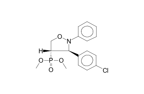 TRANS-2-PHENYL-3-PARA-CHLOROPHENYL-4-DIMETHOXYPHOSPHORYLISOXAZOLIDINE