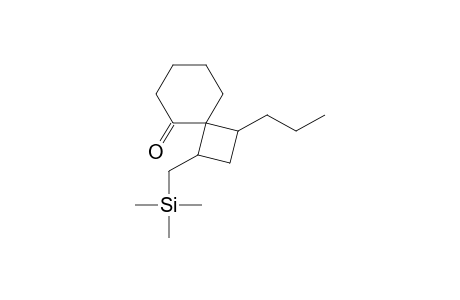 3-Propyl-1-trimethylsilylmethylspiro(3.5)nonan-5-one