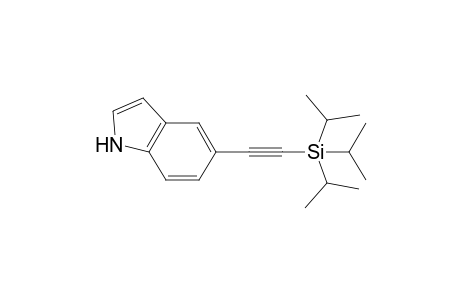 5-((Triisopropylsilyl)ethynyl)-1H-indole