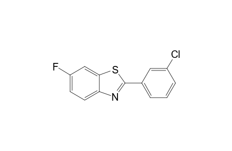 2-(3-Chlorophenyl)-6-fluorobenzothiazole