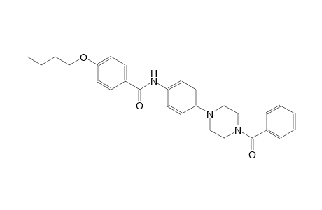 benzamide, N-[4-(4-benzoyl-1-piperazinyl)phenyl]-4-butoxy-