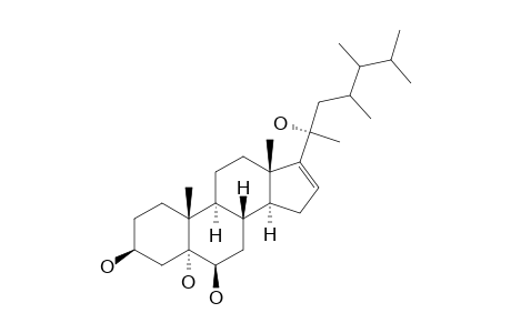 23,24-Dimethylcholest-16(17)-E-ene-3.beta.,5.alpha.,6.beta.,20(S)-tetraol