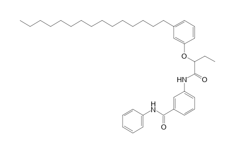 Benzamide, 3-[[1-oxo-2-(3-pentadecylphenoxy)butyl]amino]-N-phenyl-