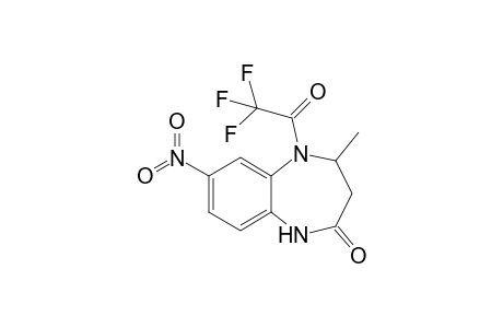 4-Methyl-7-nitro-5-(trifluoroacetyl)-1,3,4,5-tetrahydro-2H-1,5-benzodiazepin-2-one