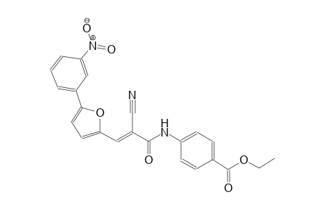 ethyl 4-({(2E)-2-cyano-3-[5-(3-nitrophenyl)-2-furyl]-2-propenoyl}amino)benzoate