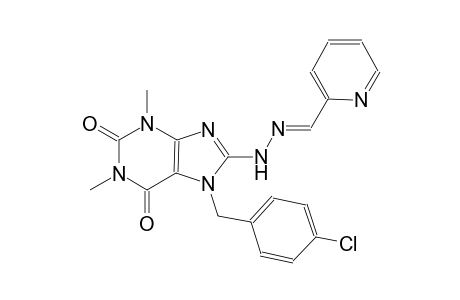 2-pyridinecarbaldehyde [7-(4-chlorobenzyl)-1,3-dimethyl-2,6-dioxo-2,3,6,7-tetrahydro-1H-purin-8-yl]hydrazone