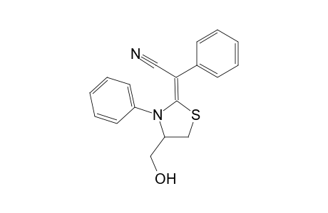 2-(1-Cyano-1-phenyl)methylene-4-hydroxymethyl-3-phenylthiazolidine