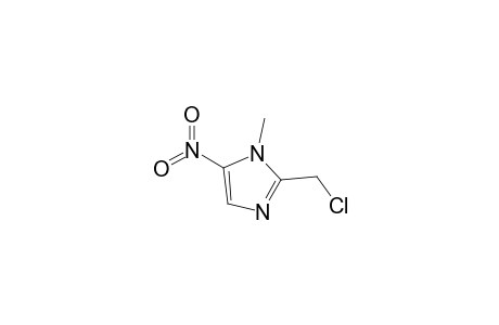 1H-Imidazole, 2-(chloromethyl)-1-methyl-5-nitro-
