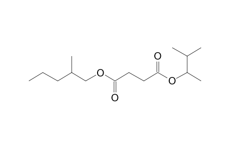 Succinic acid, 3-methylbut-2-yl 2-methylpentyl ester