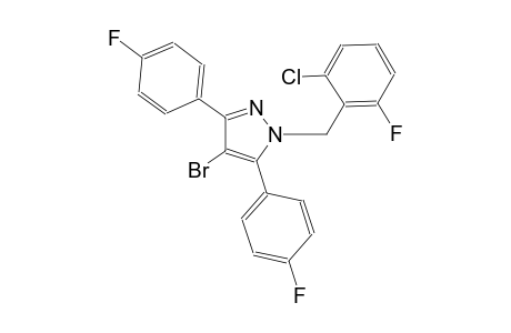 4-bromo-1-(2-chloro-6-fluorobenzyl)-3,5-bis(4-fluorophenyl)-1H-pyrazole