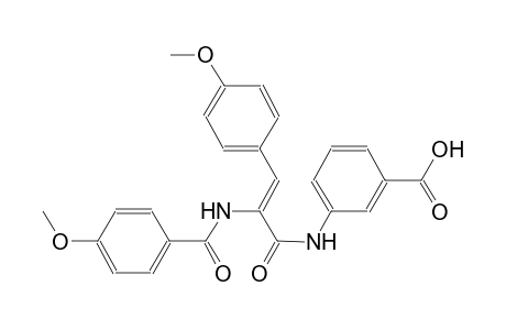 benzoic acid, 3-[[(2Z)-2-[(4-methoxybenzoyl)amino]-3-(4-methoxyphenyl)-1-oxo-2-propenyl]amino]-