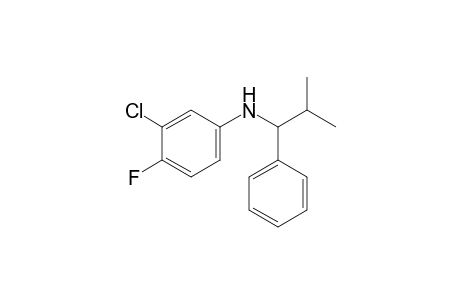 (3-chloro-4-fluoro-phenyl)-(2-methyl-1-phenyl-propyl)amine