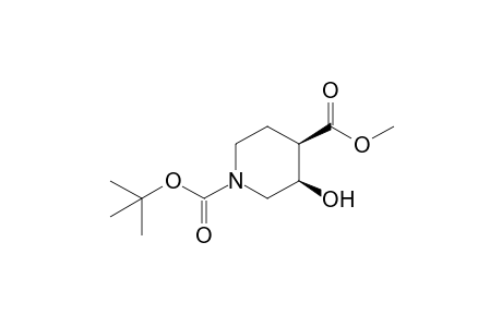 (3R,4R)-3-hydroxypiperidine-1,4-dicarboxylic acid O1-tert-butyl ester O4-methyl ester