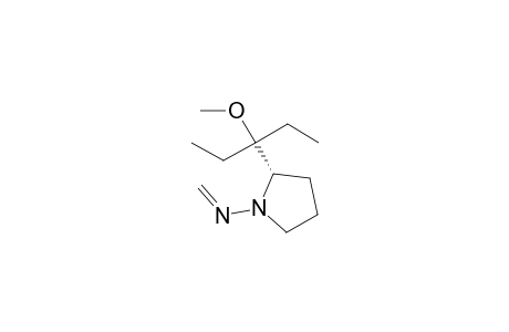 N-[(2S)-2-(1-ethyl-1-methoxy-propyl)pyrrolidin-1-yl]methanimine