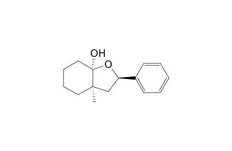 (2.beta.,3a.alpha.,7a.alpha.)-7a-Hydroxy-3a-methyl-2-phenyl-perhydrobenzofuran