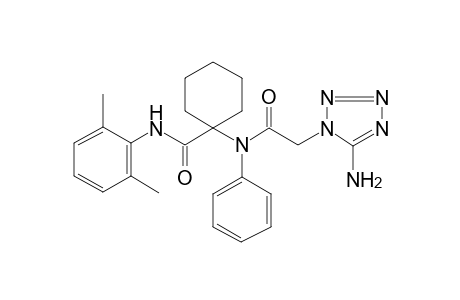 1-(N-[2-(5-amino-1-tetrazolyl)-1-oxoethyl]anilino)-N-(2,6-dimethylphenyl)-1-cyclohexanecarboxamide