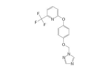 Pyridine, 2-[4-(1H-1,2,4-triazol-1-ylmethoxy)phenoxy]-6-(trifluoromethyl)-