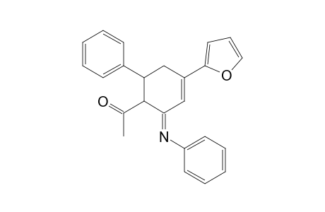 1-(4-Furan-2-yl-6-phenyl-2-phenylimino-cyclohex-3-enyl)-ethanone