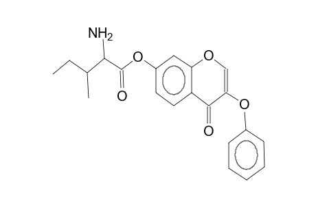 3-phenyloxy-7-(2-amino-3-methylpentanoyloxy)chromone