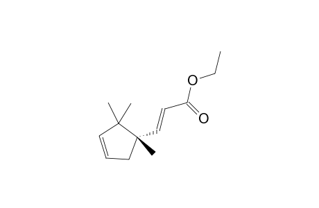 (E)-3-[(1S)-1,2,2-trimethyl-1-cyclopent-3-enyl]-2-propenoic acid ethyl ester