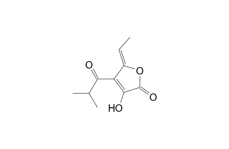 (5Z)-5-ethylidene-3-hydroxy-4-(2-methyl-1-oxopropyl)-2-furanone