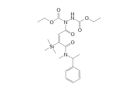 N-[3-(N'-.alpha.-Methylbenzyl-N'-methylamido)-3-(trimethylsilyl)-1-oxo-prop-2-en-1-yl]diethoxymeleamide