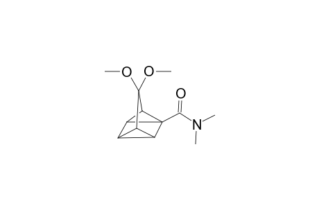 N,N-Dimethyl-3,3-dimethoxyquadricyclane-1-carboxamide