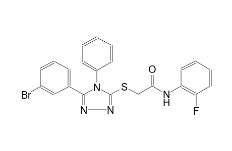 acetamide, 2-[[5-(3-bromophenyl)-4-phenyl-4H-1,2,4-triazol-3-yl]thio]-N-(2-fluorophenyl)-