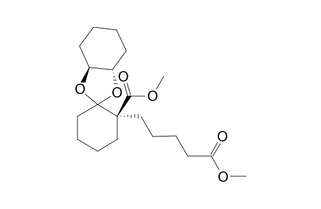 (1'R,3aS,7aS)-1'-(5-keto-5-methoxy-pentyl)spiro[3a,4,5,6,7,7a-hexahydro-1,3-benzodioxole-2,2'-cyclohexane]-1'-carboxylic acid methyl ester