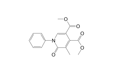 3,4-Pyridinedicarboxylic acid, 1,6-dihydro-5-methyl-6-oxo-1-phenyl-, dimethyl ester