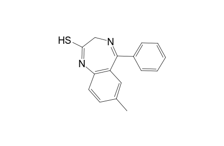 7-Methyl-5-phenyl-1,3-dihydro-2H-1,4-benzodiazepine-2-thione