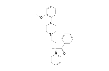 (2S)-1,2-DIPHENYL-4-[4-(2-METHOXYPHENYL)-1-PIPERAZINYL]-2-METHYL-1-BUTANONE