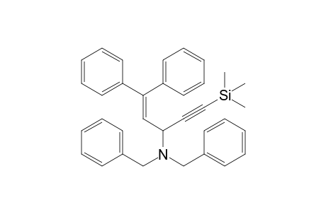 N,N-Dibenzyl-1,1-diphenyl-5-(trimethylsilyl)-1-penten-4-yn-3-amine