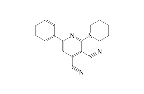 3,4-pyridinedicarbonitrile, 6-phenyl-2-(1-piperidinyl)-