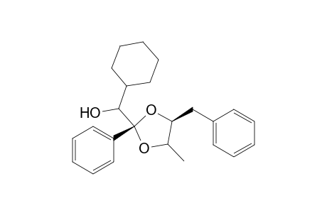 Cyclohexyl-(4-benzyl-5-methyl-2-phenyl-1,3-trans-dioxaolanyl)methanol isomer
