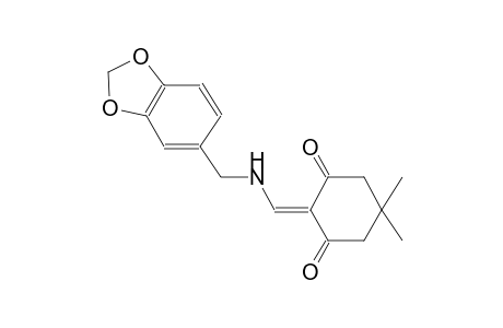 1,3-cyclohexanedione, 2-[[(1,3-benzodioxol-5-ylmethyl)amino]methylene]-5,5-dimethyl-