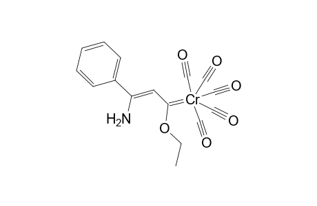 2Z-(3-Amino-1-ethoxy-3-phenylpropenylidene) pentacarbonyl chromium