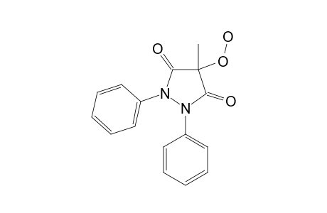4-HYDROPEROXY-4-METHYL-1,2-DIPHENYLPYRAZOLIDINE-3,5-DIONE