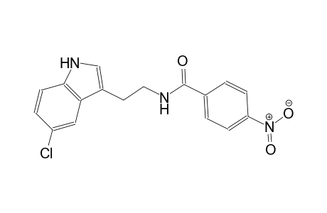 N-[2-(5-chloro-1H-indol-3-yl)ethyl]-4-nitrobenzamide