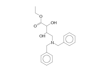 Butyric acid 4-(dibenzylamino)-2,3-dihydroxy-, ethyl ester