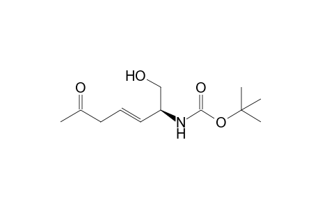 (1S)-N-[(2E)-1-(Hydroxymethyl)-5-oxohex-2-enyl](tert-butoxy)carboxamide