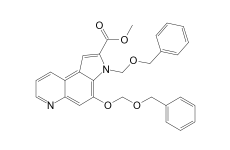 4-(benzoxymethoxy)-3-(benzoxymethyl)pyrrolo[3,2-f]quinoline-2-carboxylic acid methyl ester