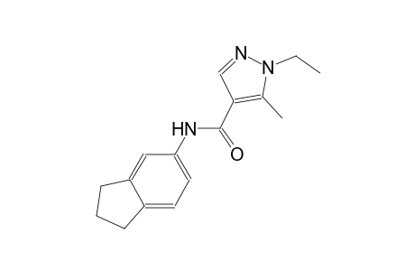 N-(2,3-dihydro-1H-inden-5-yl)-1-ethyl-5-methyl-1H-pyrazole-4-carboxamide