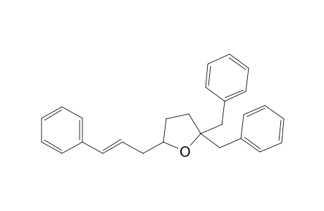 2,2-Dibenzyl-5-(trans-3-phenylallyl)tetrahydrofuran