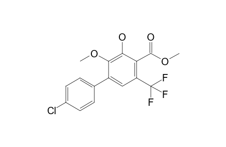 Methyl 4'-chloro-3-hydroxy-2-methoxy-5-(trifluoromethyl)biphenyl-4-carboxylate