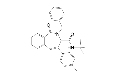 2-Benzyl-N-(tert-butyl)-4-(p-tolyl)-2,3-dihydro-1H-2-benzazepin- 1-one-3-carboxamide