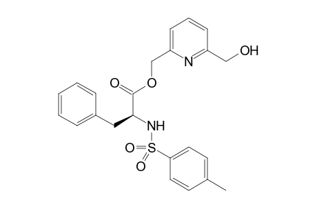 [6-(hydroxymethyl)-2-pyridyl]methyl (2S)-3-phenyl-2-(p-tolylsulfonylamino)propanoate