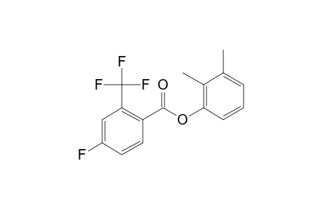 4-Fluoro-2-trifluoromethylbenzoic acid, 2,3-dimethylphenyl ester